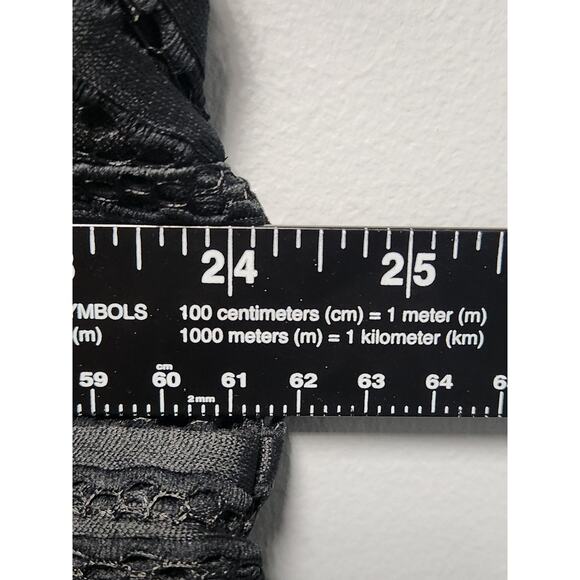 Boohoo Full Skirted Prom Midi Dress Women's 24 Black NWT Plus Boutique Lined Net - Picture 12 of 14